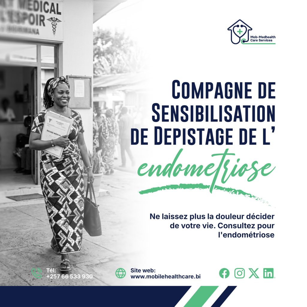 Campagne de sensibilisation de depistage de l'endometriose Depistage de 'endometriose